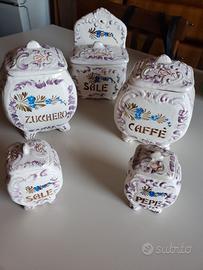 Trousse contenitori vintage Cucina