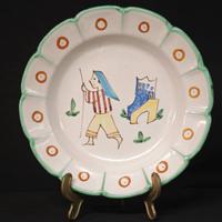 CAS vietri – Piatto ceramica vietrese anni '70