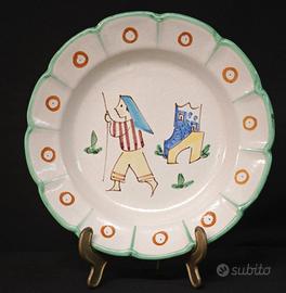 CAS vietri – Piatto ceramica vietrese anni '70