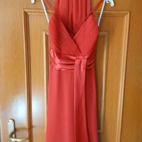 Vestito da cerimonia colore corallo