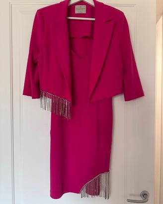 Vestito corto con giacca abbinata