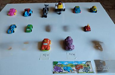 12 Modellini Auto Kinder Sorpresa (1994-2002)