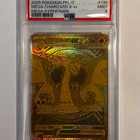 Mega charizard x ex gold
