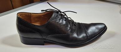 Scarpe eleganti Cinti in pelle nera uomo tg. 42