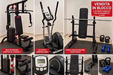 Home Gym completa – Panca+Ellittica+Multifunzione