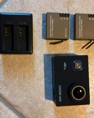 4K 60fps Action Cam 20MP EIS WiFi