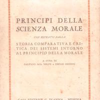 Rosmini Principi della scienza morale D'Anna 1940