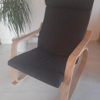 Sedia a dondolo POÄNG IKEA