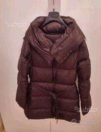 Piumino Sisley taglia 46 marrone scuro