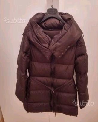 Piumino Sisley taglia 46 marrone scuro