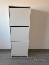 Scarpiera a 3 scomparti