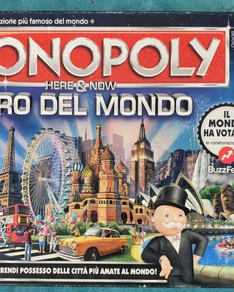 Monopoly Giro del Mondo gioco in scatola