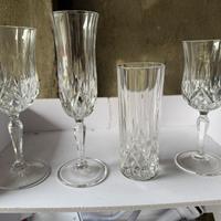 Servizio di bicchieri in cristallo di boamia