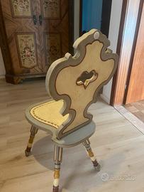 Sedia stile tirolese