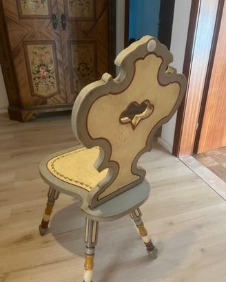 Sedia stile tirolese