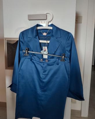 Tailleur Azzurro Cangiante