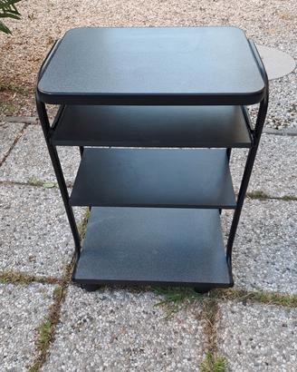 mobiletto porta pc e stampante con ruote 53x40x76