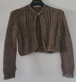 Cardigan corto in lana
