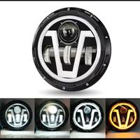 Proiettore Moto custom 7 pollici a Led