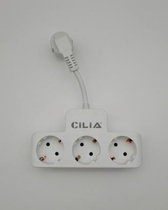 Multipresa a T con prese Schuko
