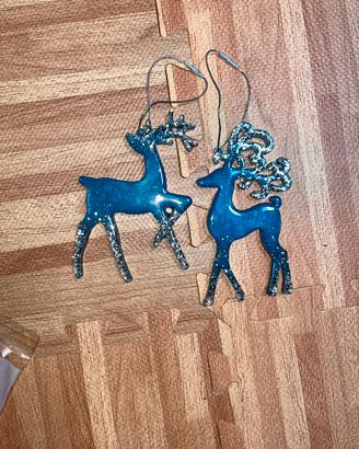 Decorazione natalizie artigianali in resina