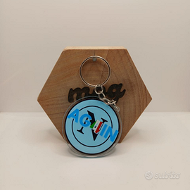 Portachiavi Scudetto Napoli AG4IN Artigianale