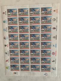 Francobolli in foglio da 32