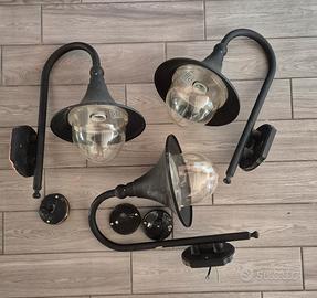 4xLampada Luce Applique da esterno  LANT-PAVIA-AP1