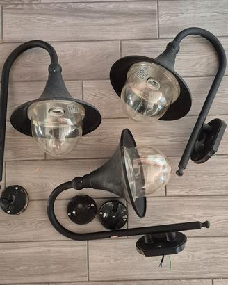 4xLampada Luce Applique da esterno  LANT-PAVIA-AP1