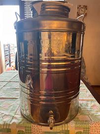 Fusto / Contenitore Inox Olio 50L con Rubinetto
