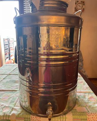 Fusto / Contenitore Inox Olio 50L con Rubinetto