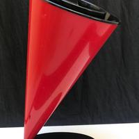 Cestino kartell space age utopie du tot plastique