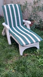 Poltrona sdraio regolabile da giardino