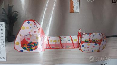 tenda gioco bambini tunnel