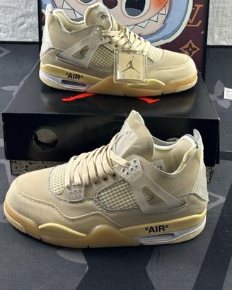 Nike x off white - Air jordan  4 retro  “SAIL”