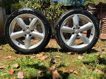 Coppia cerchi Audi 17” originali + gomme