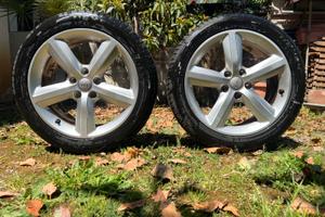 Coppia cerchi Audi 17” originali + gomme