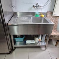 lavello professionale in acciaio inox 