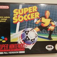Super Soccer Super Nintendo SNES GIG