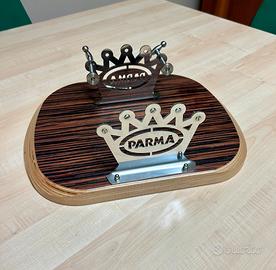 Morsa per Prosciutto in legno e acciaio - NUOVA