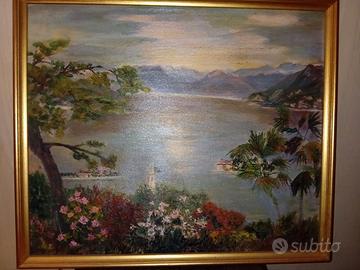 Quadro veduta del Lago Maggiore