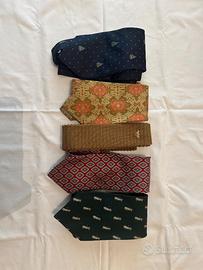 Set di 5 cravatte vintage