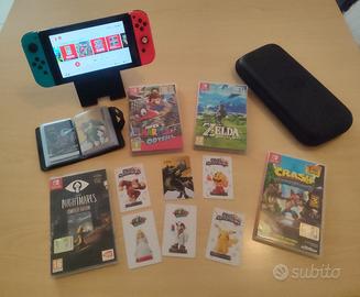 Nintendo Switch + giochi, memoria SSD e accessori