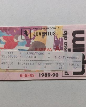 BIGLIETTO inaugurazione STADIO DELLE ALPI 1990