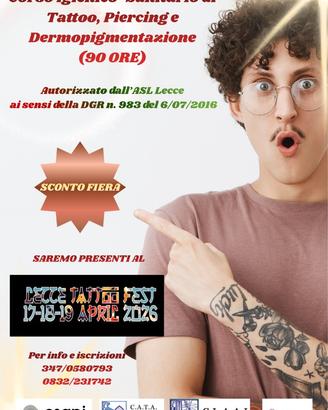 Corso tatoo - piercing