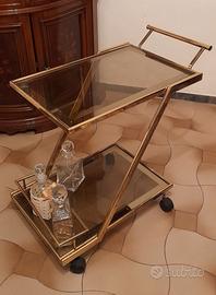 Carrello in ottone