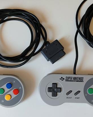 Coppia di controller SNES originale 