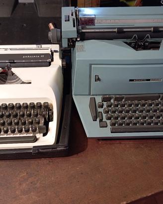 macchine da scrivere vintage Olivetti e Triumph 