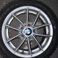 4 cerchi in lega originali/gomme BMW 205/55 R16