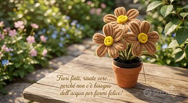 fiore fatto con scavolini 